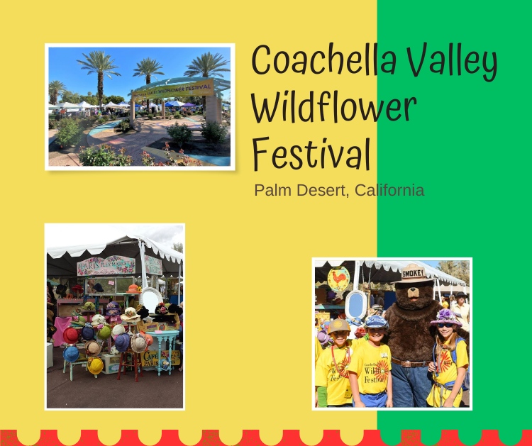 Coachella Valley Wildflower Festival in Palm Desert, California