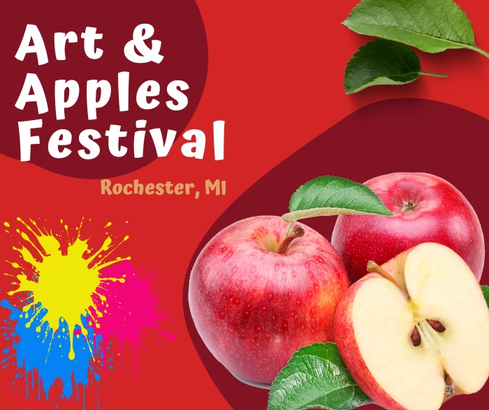 Art and Apples Festival in Rochester, Michigan