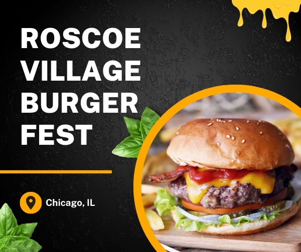 Roscoe Village Burger Fest in Chicago, Illinois