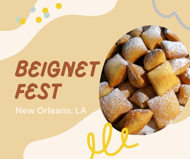 Beignet Fest in New Orleans, Louisiana