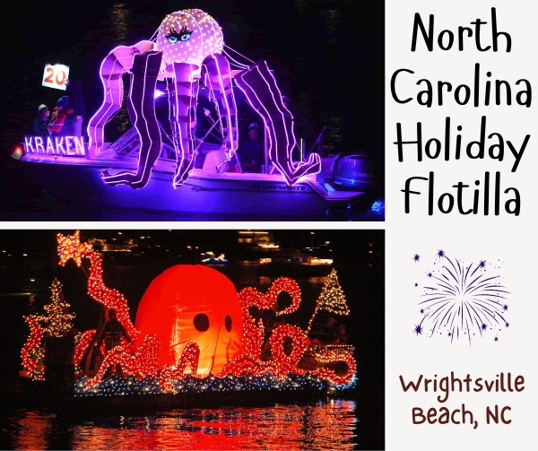 North Carolina Holiday Flotilla in Wrightsville Beach, NC