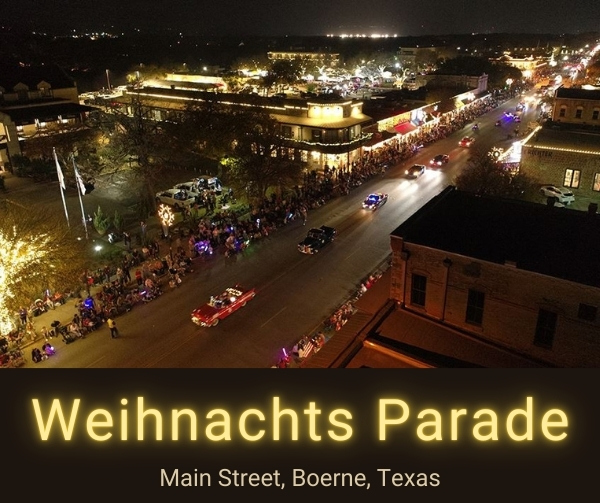 Weihnachts Parade in Boerne, Texas